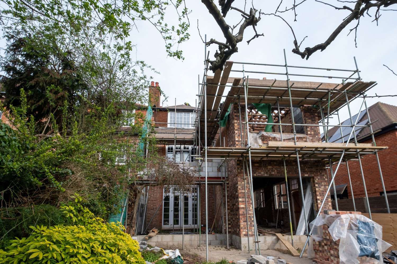 house extension in Solihull - building work by Oakwood Carpentry & Building